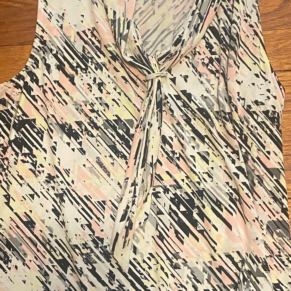 Tahari printed tank
